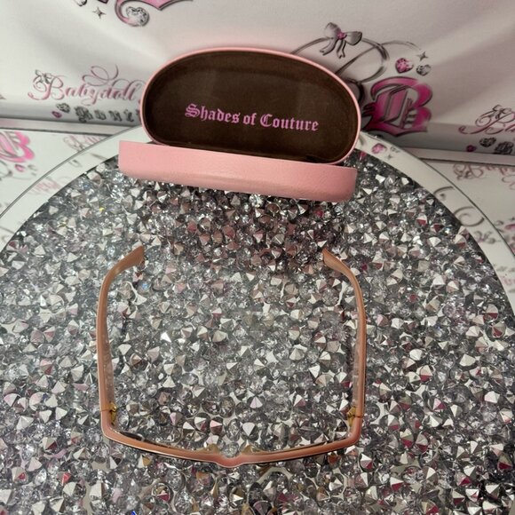 Juicy Couture sunglasses with case Brown Sunglasses Scottie dog logo cute y2k - Picture 8 of 16